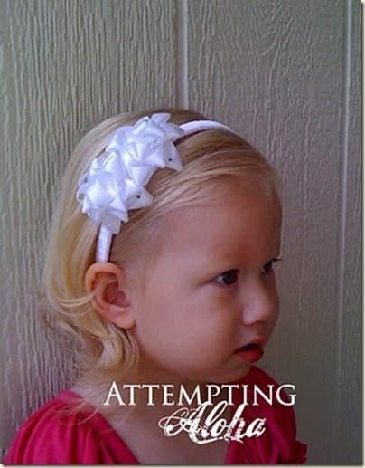 present bow headband